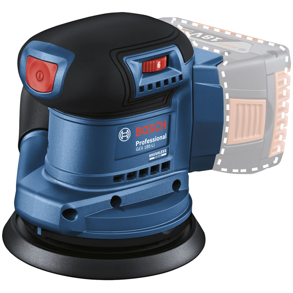 Lixadeira Roto Orbital GEX 185-LI 18V Sem bateria Bosch 76436_0